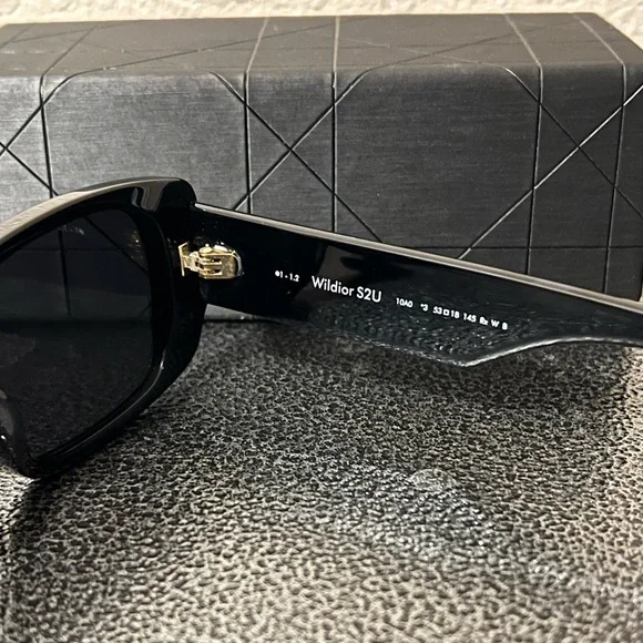 Christian Dior Black Sunglasses DIOR WilDior S2U Brand New - Picture 5 of 6